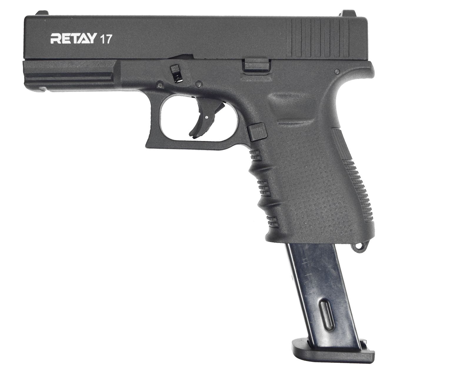 Пистолет охолощенный Retay G17C (Glok 17), к.9мм (черн.)