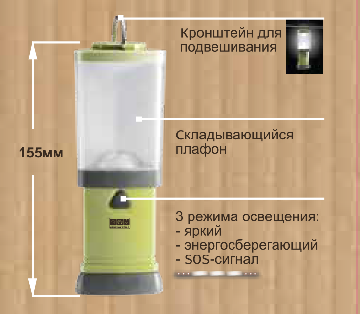 Лампа переносная LightHouse Compact универсальная