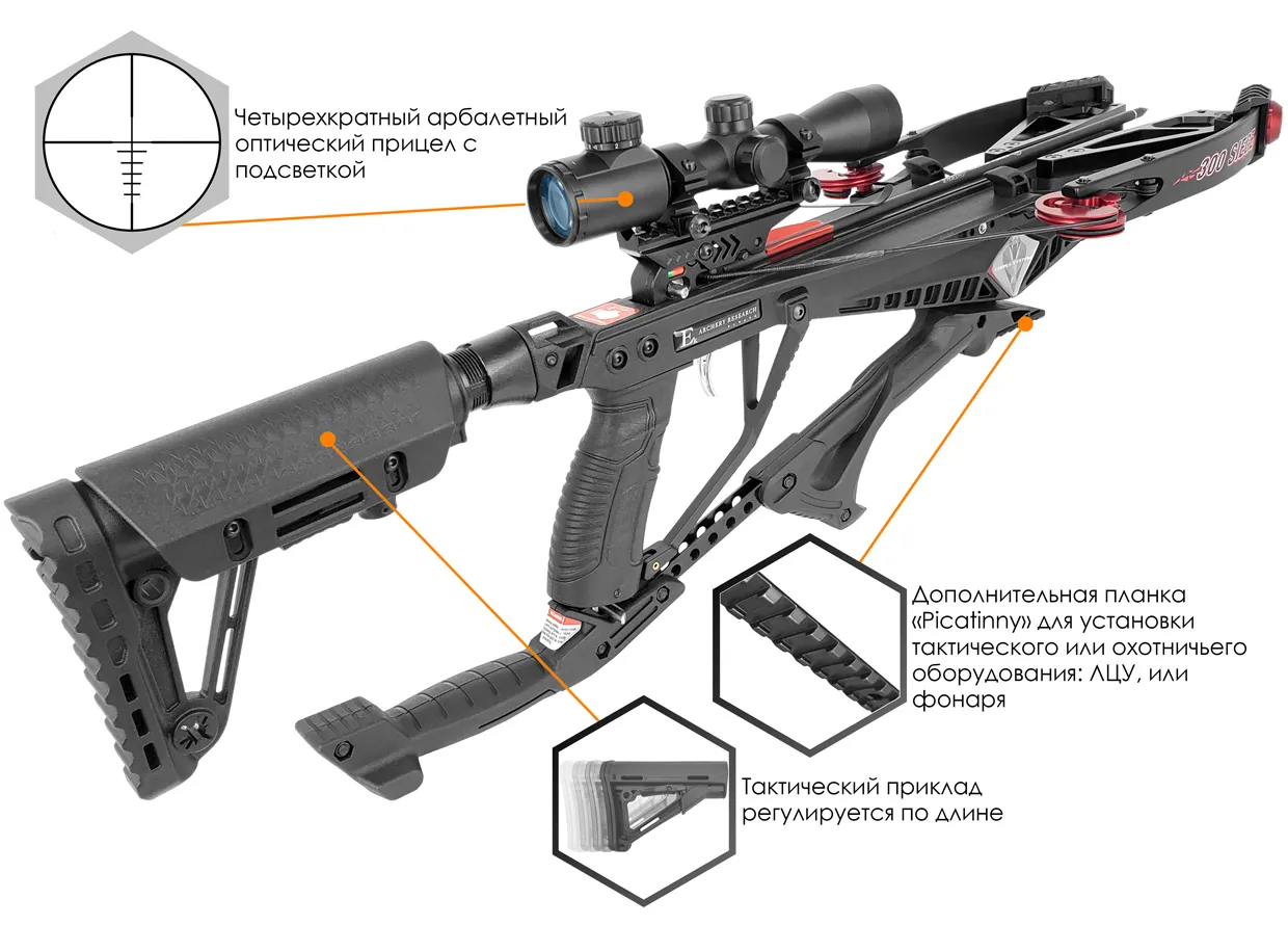 Арбалет-пистолет Ek "Cobra System Siege 300"