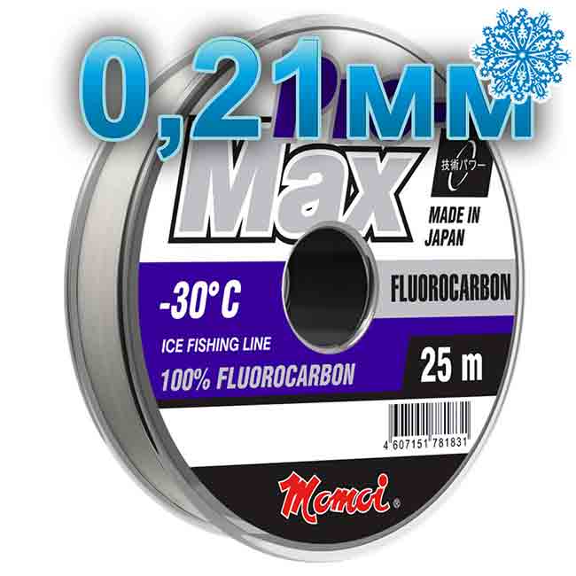 Леска Fluorocarbon, 0,21мм, 4,5кг 25м