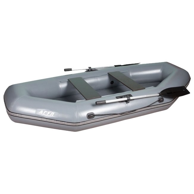 Лодка ПВХ "Агул-270", 2 местная, н/д, зеленая