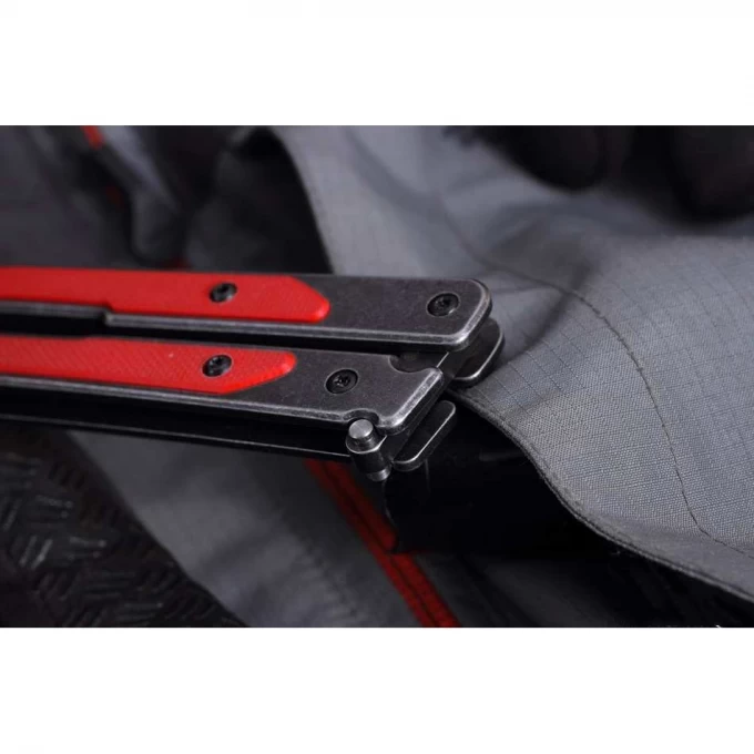 Нож складной "MADCAP" (red, black, s/w)