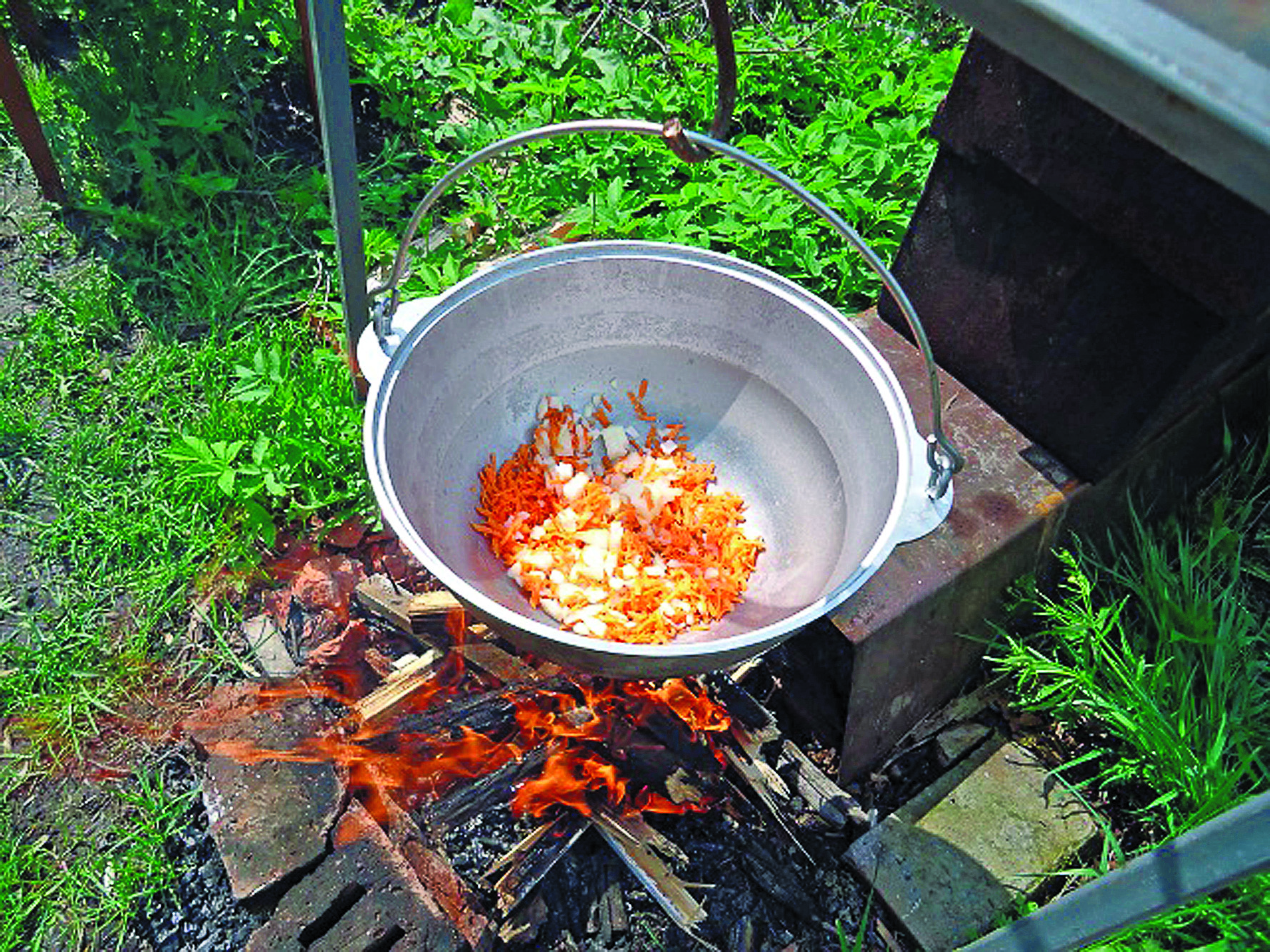 Казан походный 12л "Туризм" d=40см с крышкой