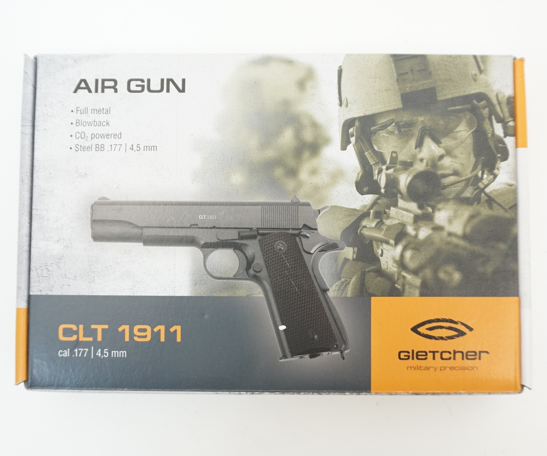 Пистолет пневматический CLT 1911, к.4,5мм